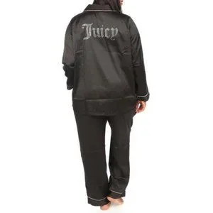 Juicy Couture Intimates Sleepwear Juicy Couture Black Satin